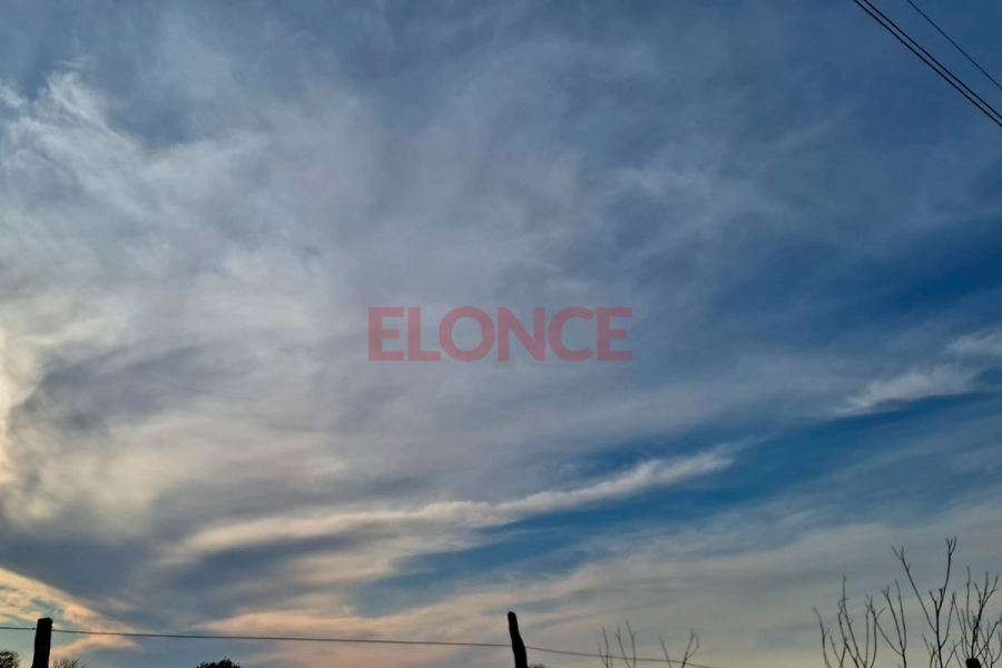 Anuncian cielo mayormente nublado. Elonce