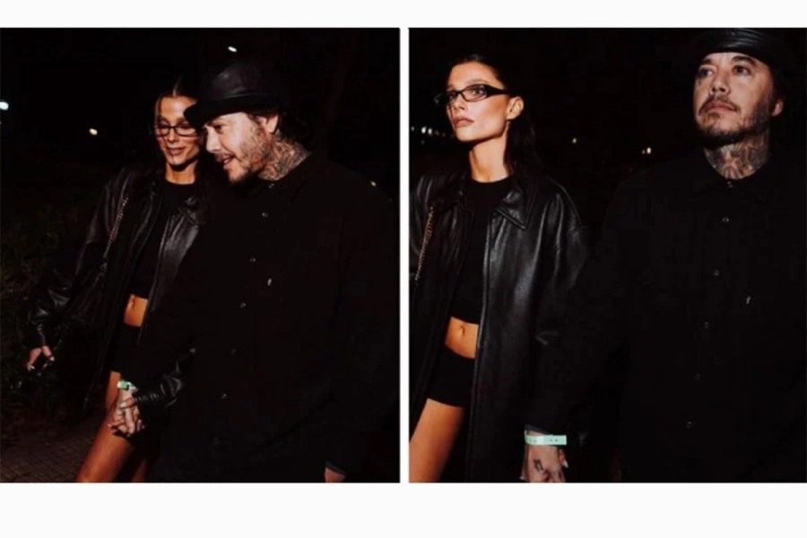 Sebasti&aacute;n Ortega y Valentina Zenere, juntos. Fotos La Mala Pub y Jecan