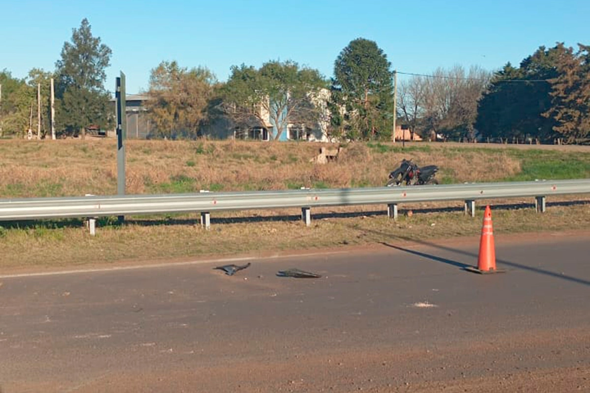 Accidente de moto en Villaguay