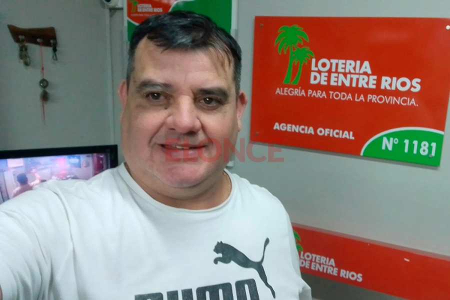 El agenciero de Victoria, Gustavo García. (foto: Elonce)