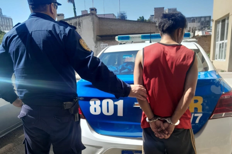 Detenido en Paran&aacute;. (foto: Elonce)