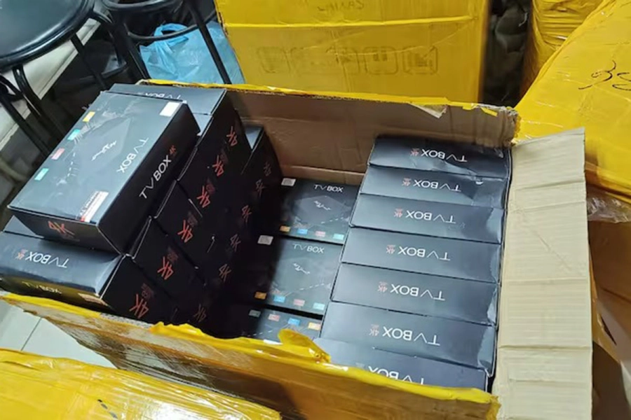 Imagen de lo incautado en un allanamiento. Foto: La Naci&oacute;n