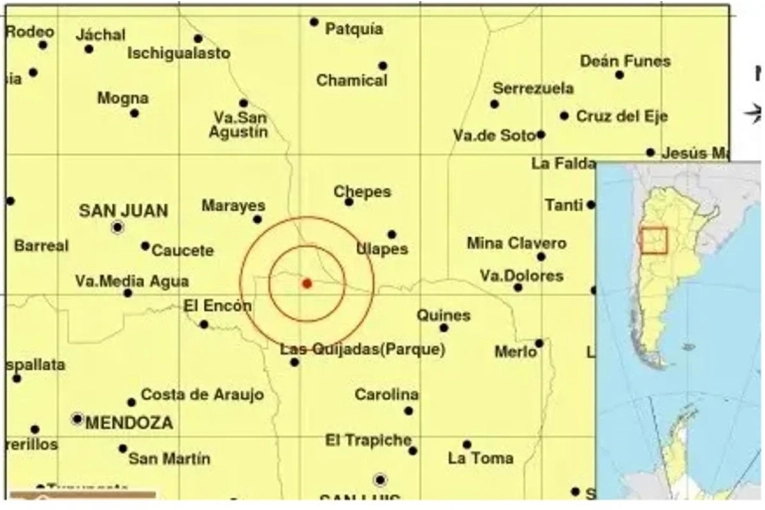 Se registró un sismo de 6,0 en la escala Richter en tres provincias del país