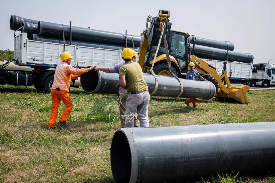 Obras ca&ntilde;o de agua - archivo