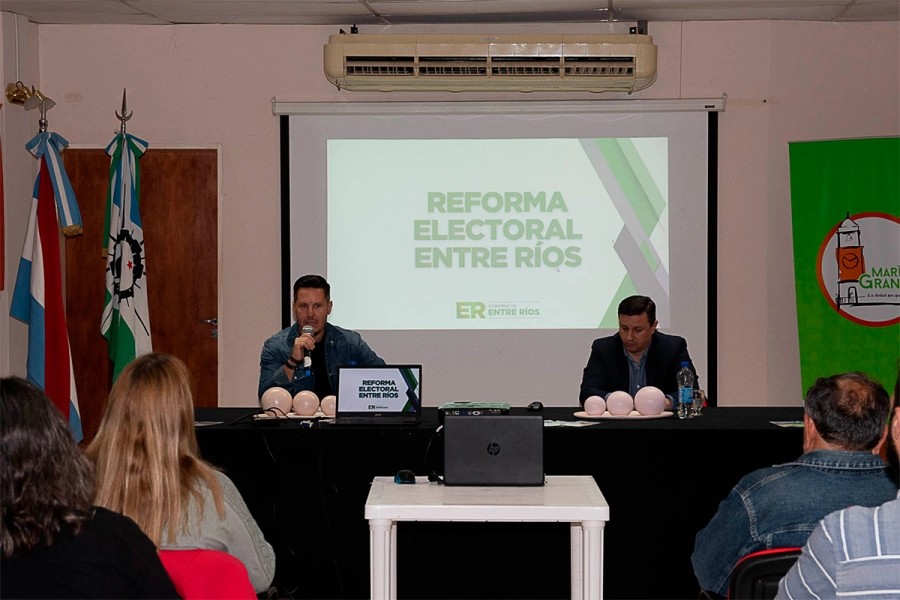 Encuentro en Mar&iacute;a Grande. (foto: Gobierno de Entre R&iacute;os)