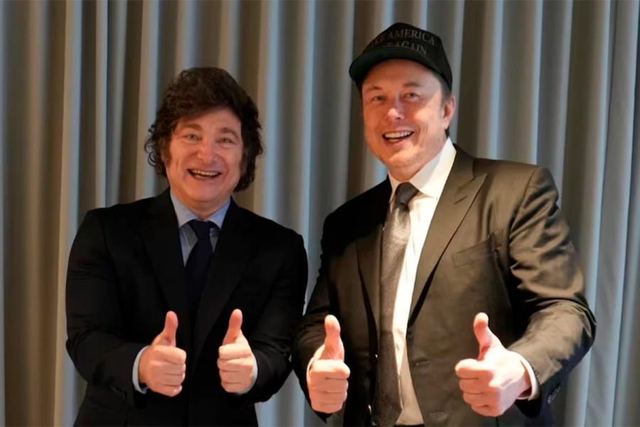 Javier Milei y Elon Musk (archivo)