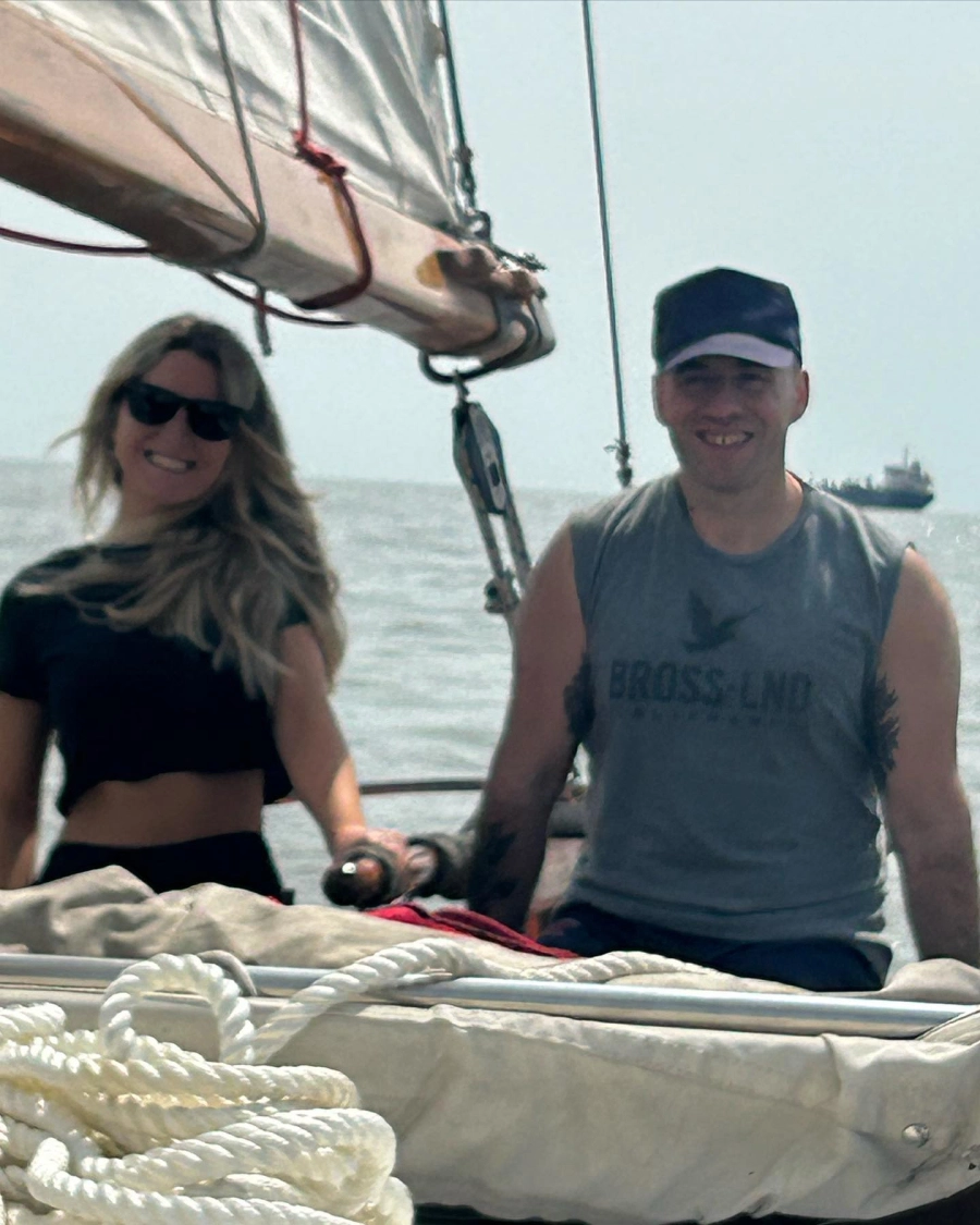 Esteban Trebucq con su novia. Foto: Instagram