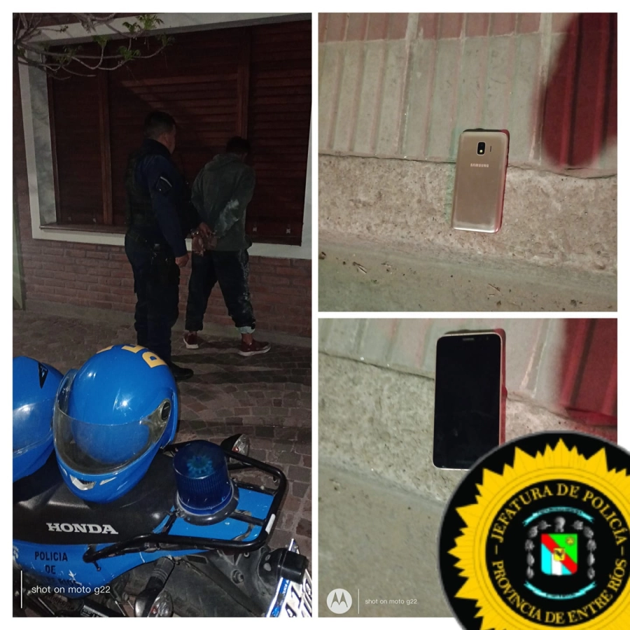 Detenido en Gualeguaych&uacute;. (foto: Polic&iacute;a de Entre R&iacute;os)