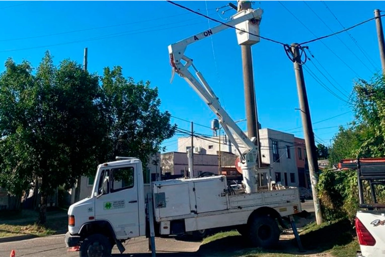 Un corte masivo dejó a gran parte de Gualeguaychú sin energía eléctrica