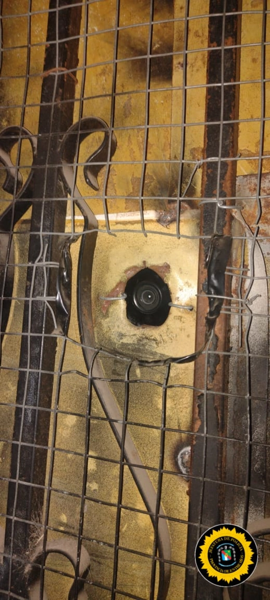 As&iacute; monitoreaban el ingreso al kiosco de drogas. (foto: Polic&iacute;a de Entre R&iacute;os)