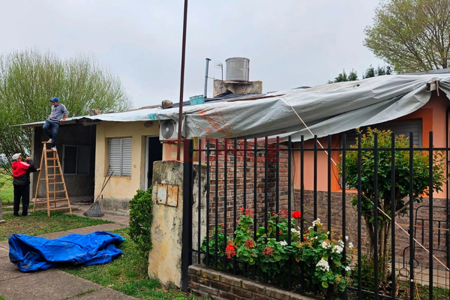 Temporal en Hernandarias. (foto: Elonce)