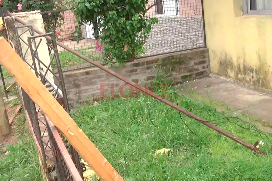 Temporal en Hernandarias. (foto: Elonce)