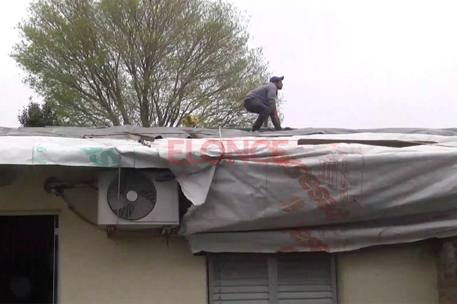 Temporal en Hernandarias. (foto: Elonce)