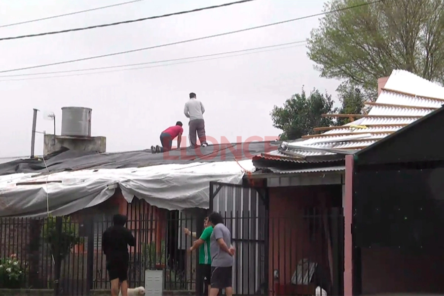 Temporal en Hernandarias. (foto: Elonce)