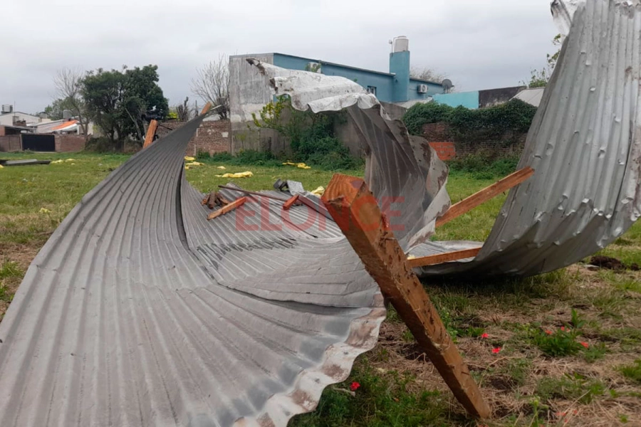 Temporal en Hernandarias. (foto: Elonce)