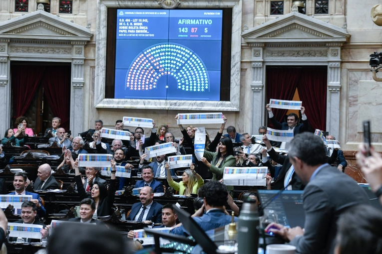 La Cámara de Diputados aprobó la Boleta Única Papel para las elecciones nacionales