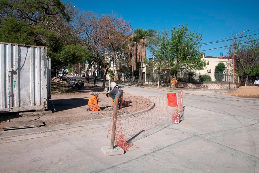 Las obras en la zona de la terminal. (Imagen: Municipalidad de Paran&aacute;)