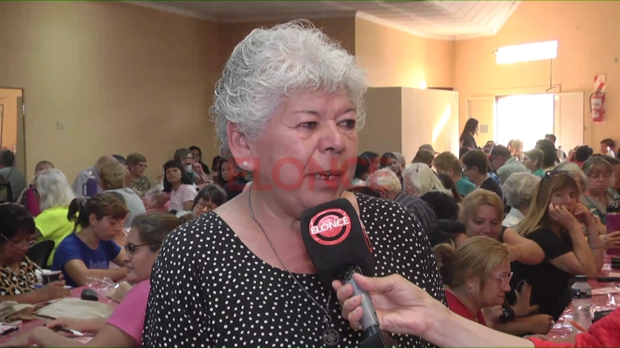 Julia Lencina, presidenta del Centro de Jubilados y Pensionados Corrales. Foto: Elonce
