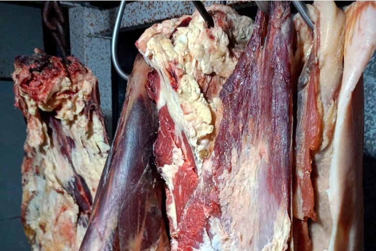 Incautaron 450 kilos de carne bovina y porcina de comercio entrerriano