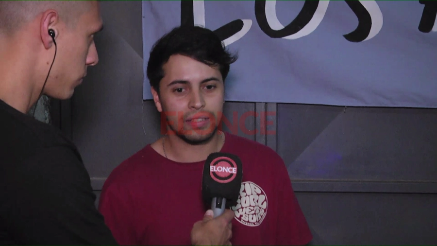 Lucas Leonardi, el baterista. Foto: Elonce