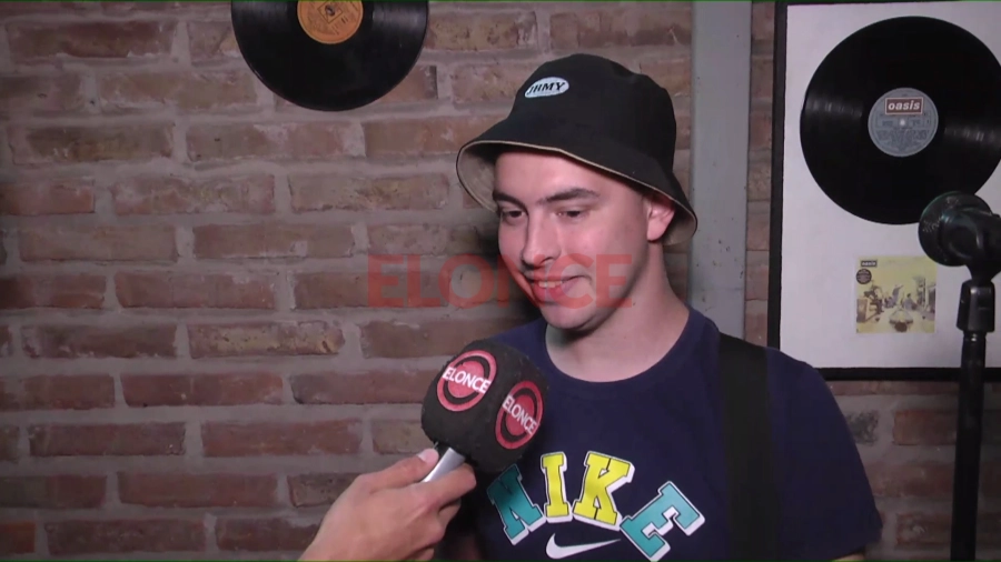 Mat&iacute;as, cantante de Los Apolo. Foto: Elonce