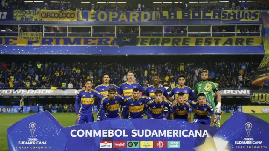 El equipo de Boca ante Cruzeiro por Copa Sudamericana (Fotobaires).
