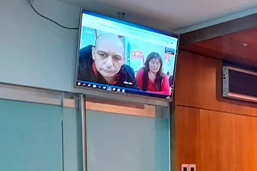 El acusado de parricidio. Diario Uno