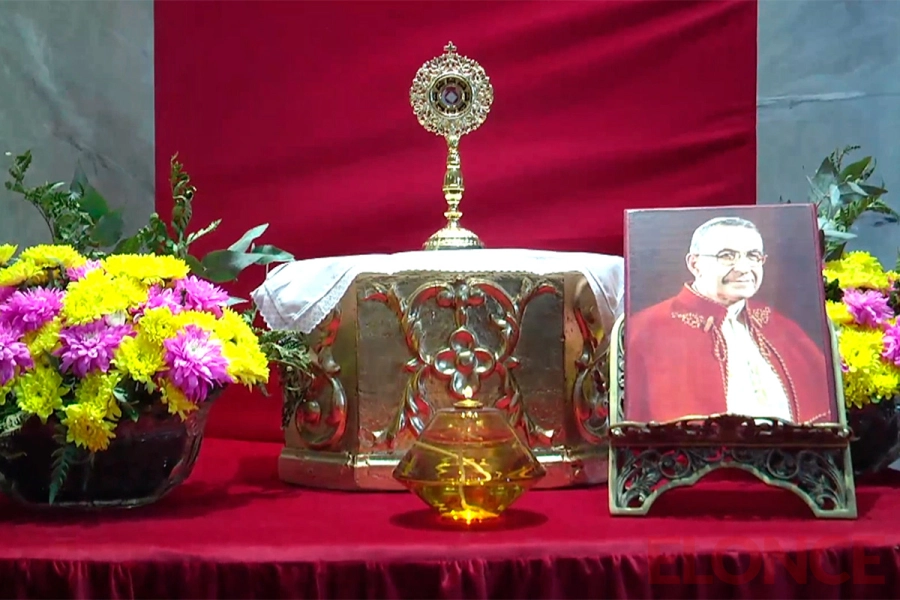 La reliquia de Juan Pablo I. (foto: Elonce)