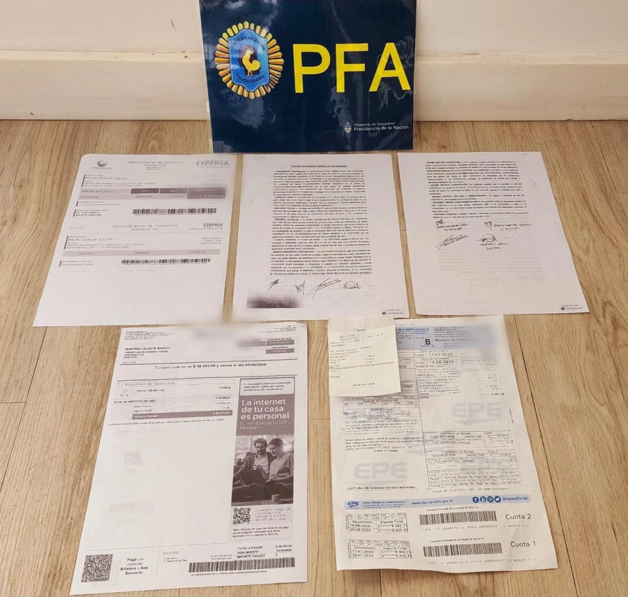 Allanamientos por Lavado de Activos en Santa Fe. (foto: Polic&iacute;a Federal Argentina)