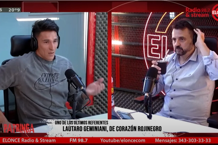 Lautaro Geminiani y su dolor por la situación de Patronato: “Ver al club así duele”