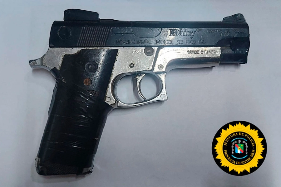 El arma result&oacute; ser de juguete