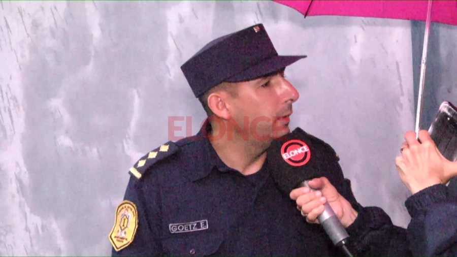 Esteban Goetz, jefe de la comisar&iacute;a Novena. Foto: Elonce