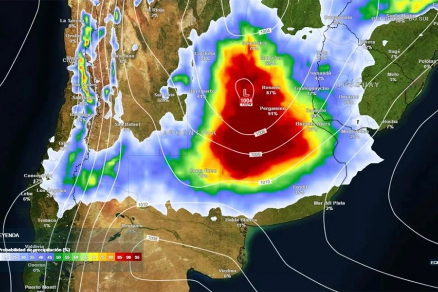 Se esperan dos jornadas muy inestables en el centro del pa&iacute;s. Meteored