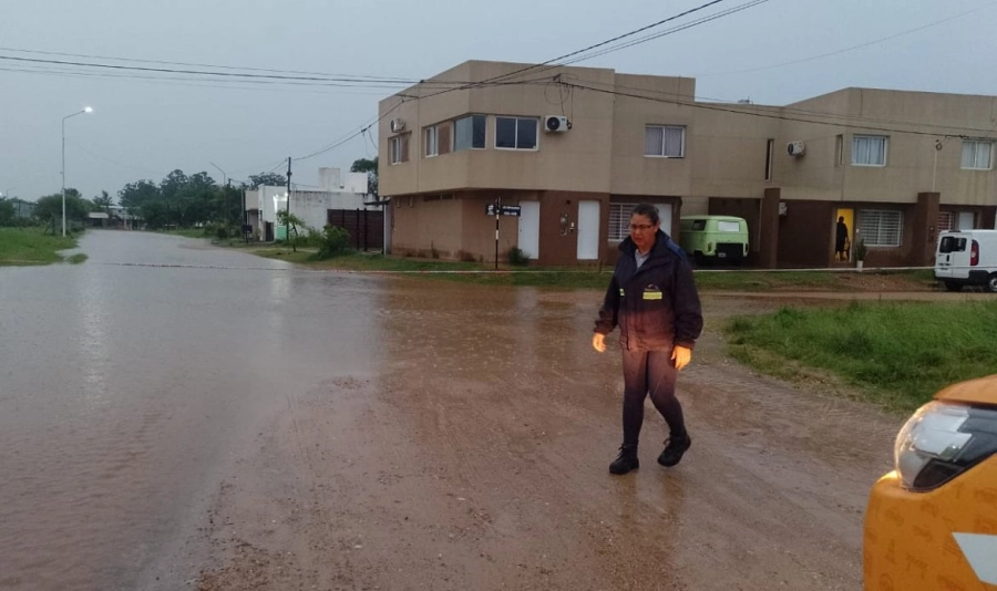 Anegamientos en Chajar&iacute;. (foto: Chajar&iacute; al d&iacute;a)