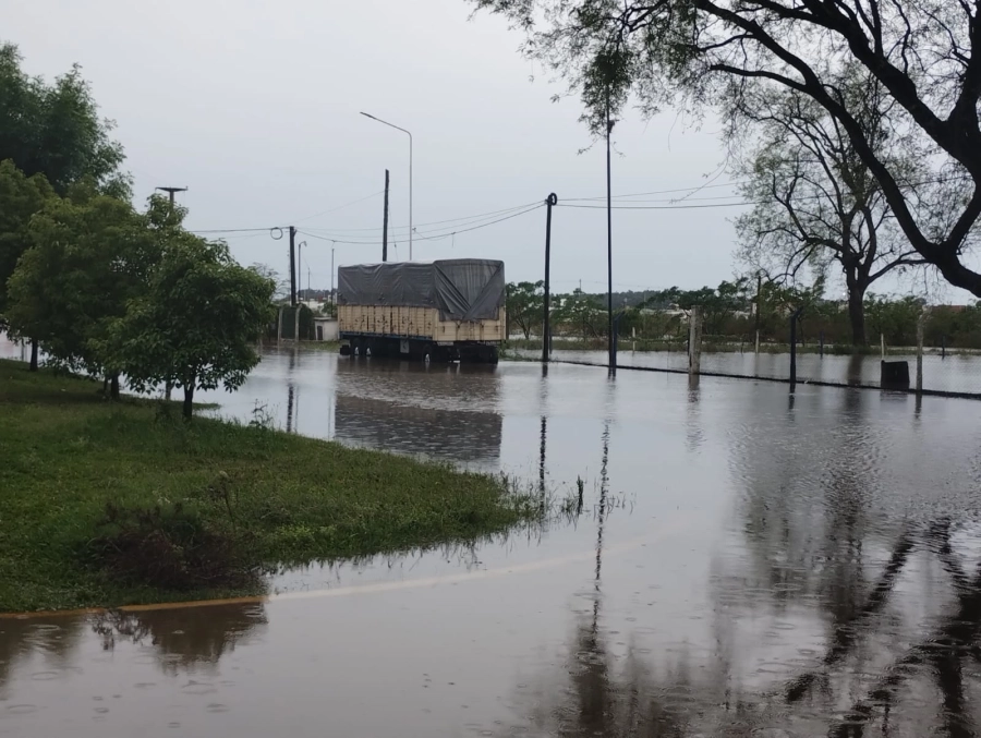 Anegamientos en Chajar&iacute;. (foto: Chajar&iacute; al d&iacute;a)