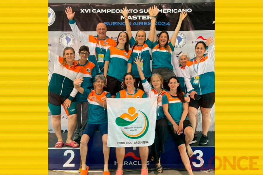 Mar&iacute;a Mathieu bati&oacute; r&eacute;cord en el Sudamericano de Nataci&oacute;n.