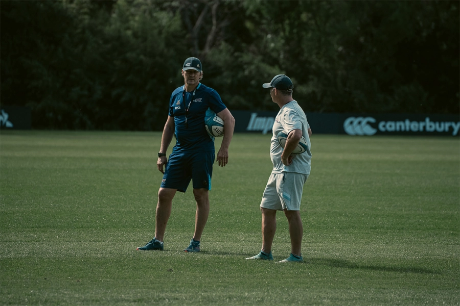 Los entrenadores de Argentina.