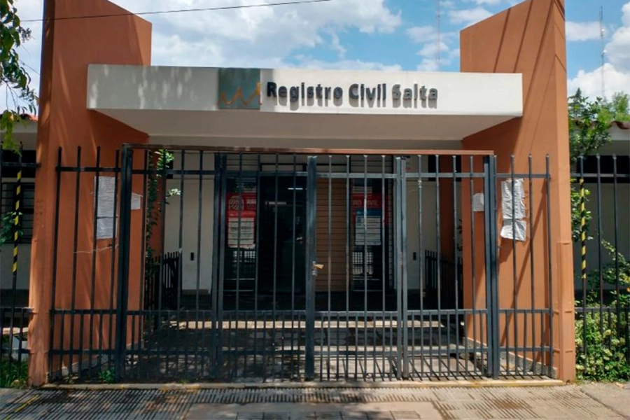 Registro Civil de Salta. (foto: Gobierno de Salta)