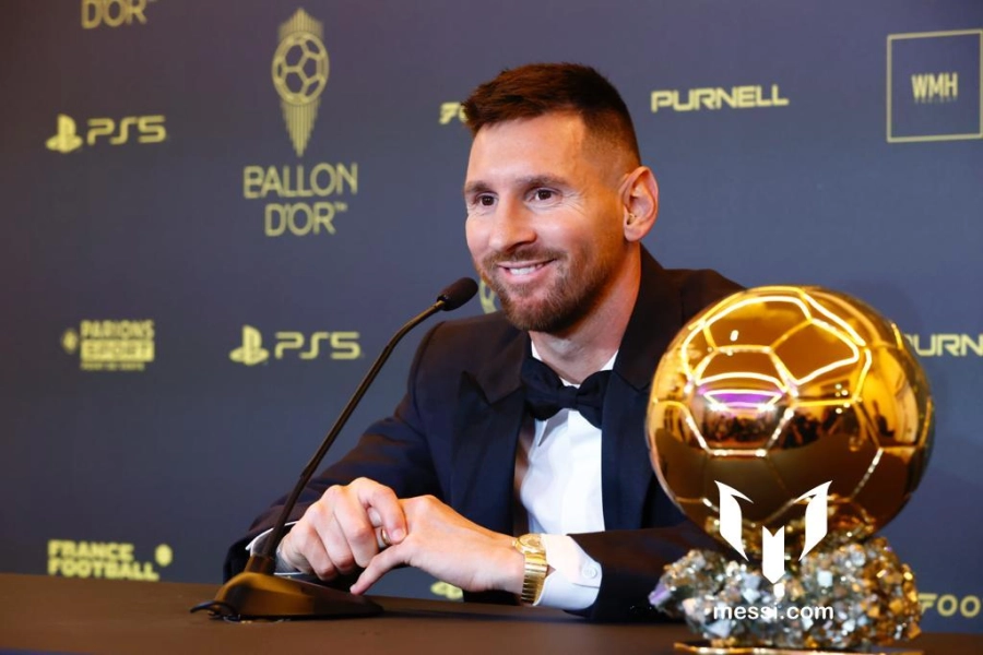 En 2023, Messi logr&oacute; su 8&deg; Bal&oacute;n de Oro.