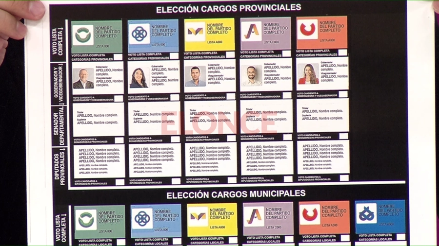 El modelo de Boleta &Uacute;nica que present&oacute; Pol&iacute;ticas para la Rep&uacute;blica. Foto: Elonce