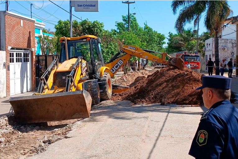 Trabajador murió tras derrumbe en una obra: un compañero pudo salvar su vida