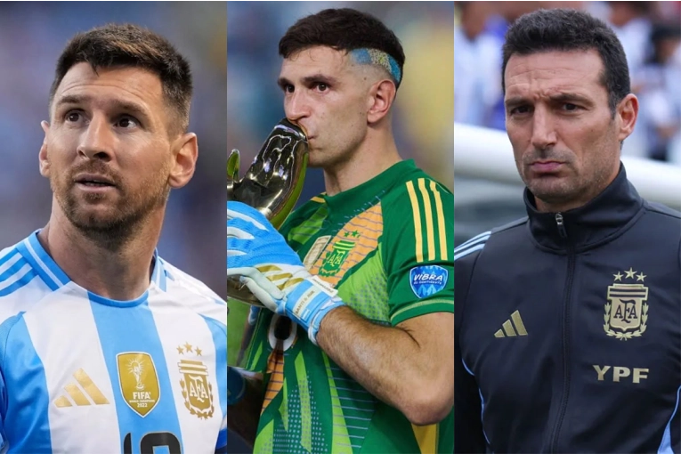 Selección Argentina: los premios a los que fueron nominados Messi, Dibu Martínez y Scaloni