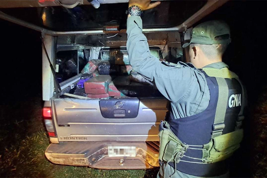 Marihuana hallada en Misiones. Gendarmer&iacute;a Nacional