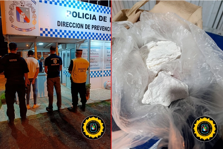 Un hombre llevaba 150 gramos de cocaína en un colectivo: fue detenido