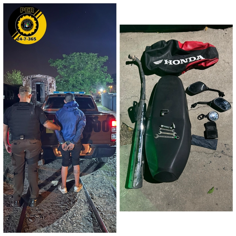 Detenido en Paran&aacute;. (foto: Polic&iacute;a de Entre R&iacute;os)