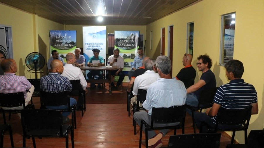 Reunión de productores de la filial La Paz de FAA