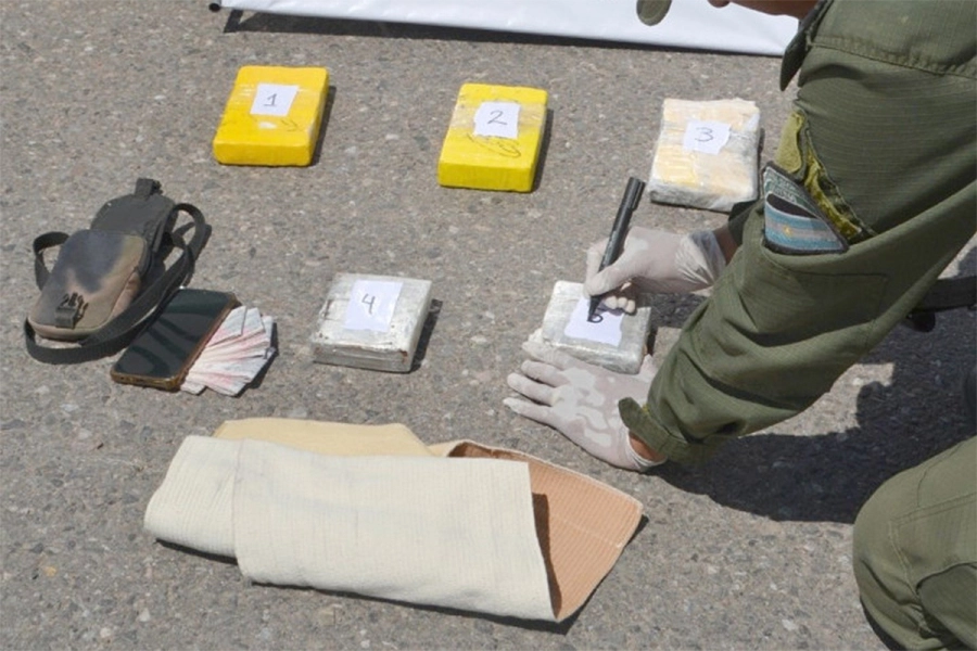 Coca&iacute;na incautada en San Juan. Gendarmer&iacute;a Nacional