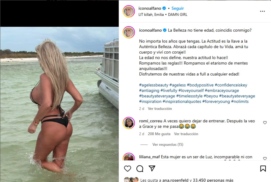 Graciela Alfano. Instagram