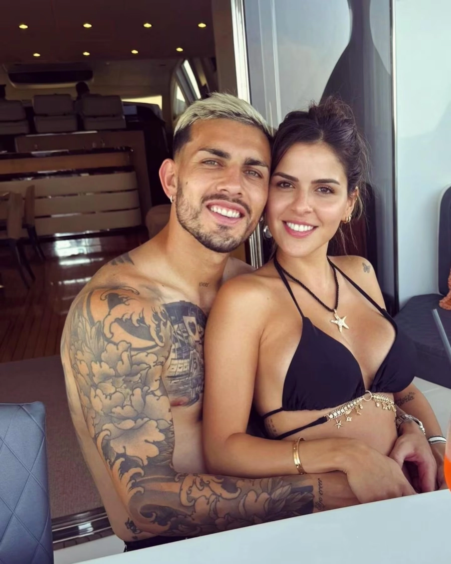 Camila Galante y Leandro Paredes. Instagram