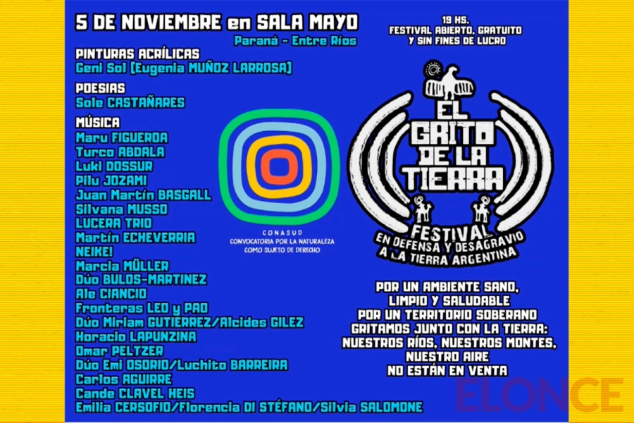 La grilla del festival cultural gratuito